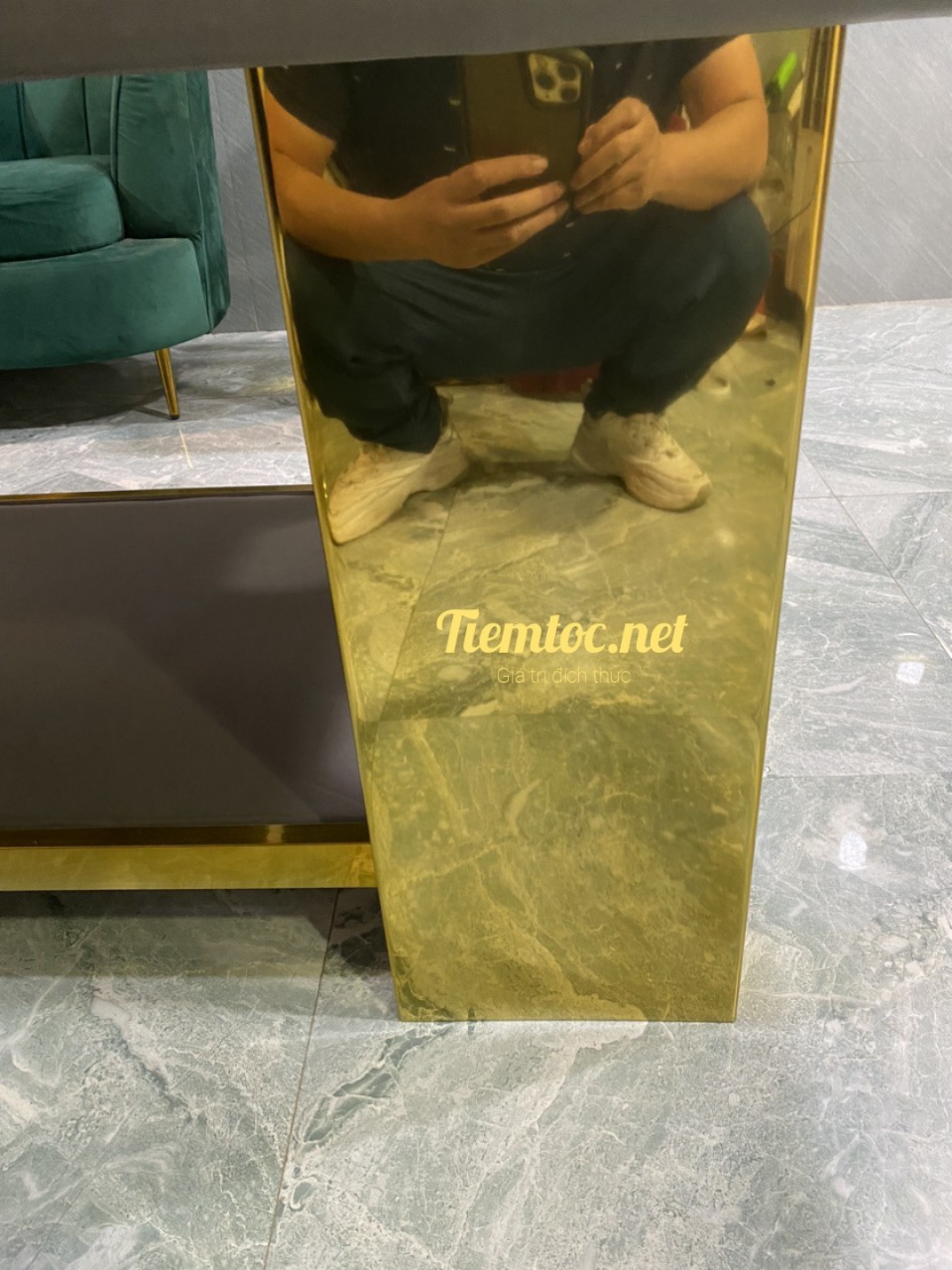 Giường Massage Khung Inox Gold: MSP 701