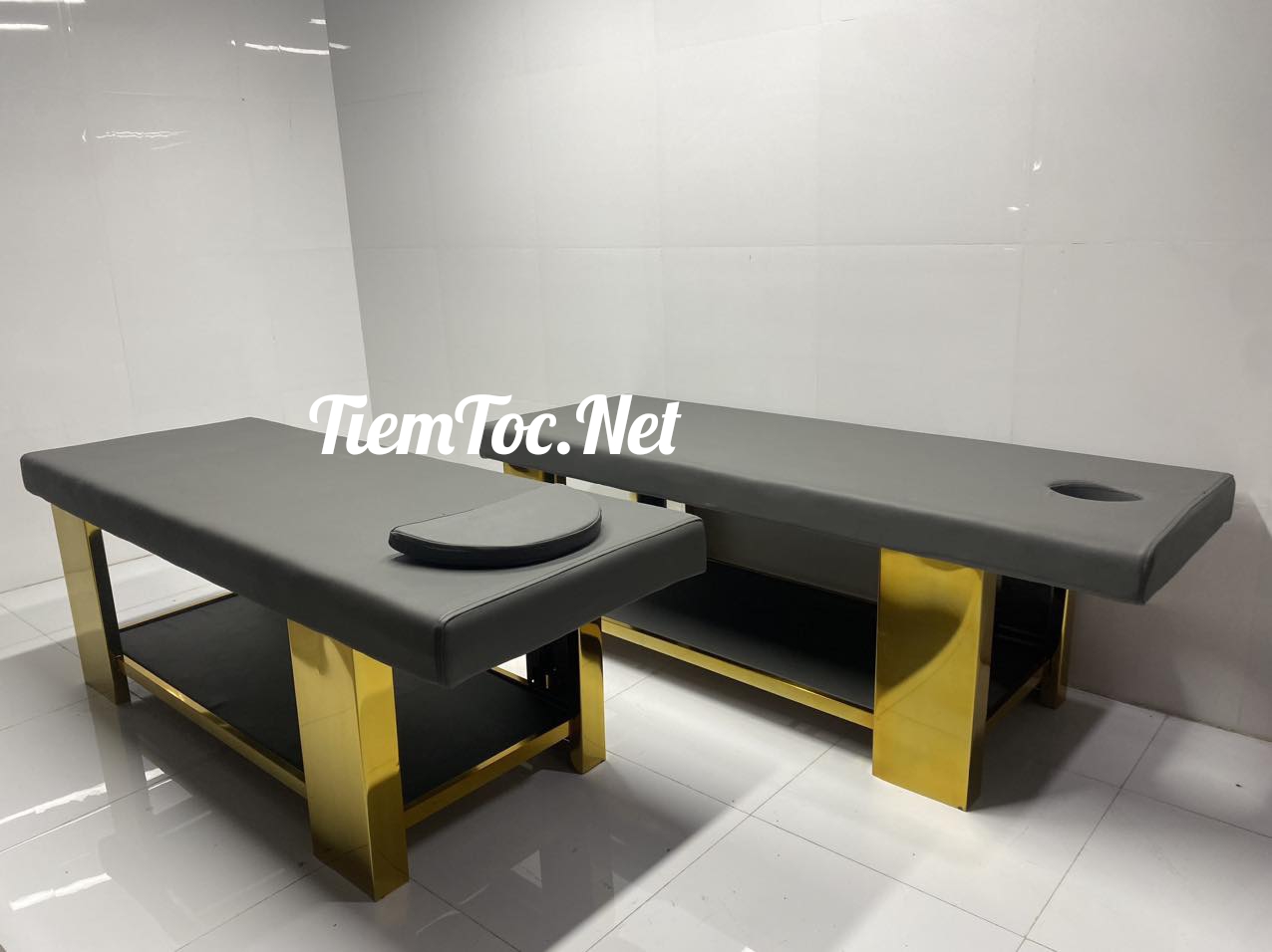 Giường Massage Khung Inox Gold: MSP 701