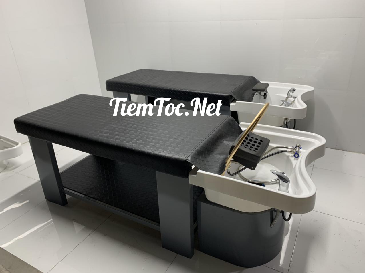 Giường Gội 2in1 Chậu Nhựa, Khung Thép Mạ : 703