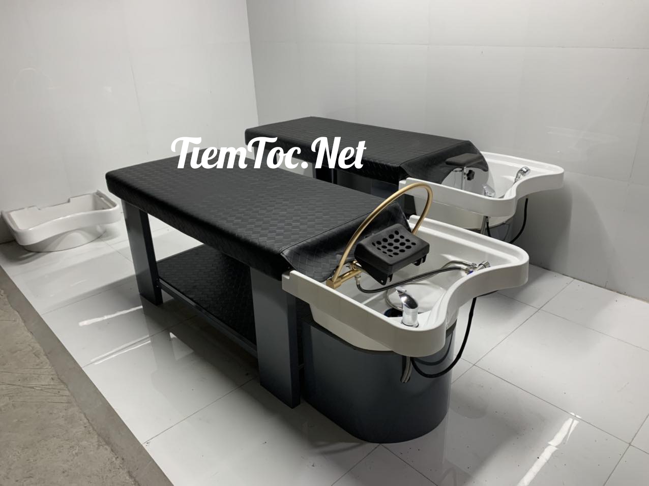 Giường Gội 2in1 Chậu Nhựa, Khung Thép Mạ : 703